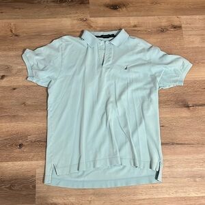 Men’s light teal Nautica Polo size Large